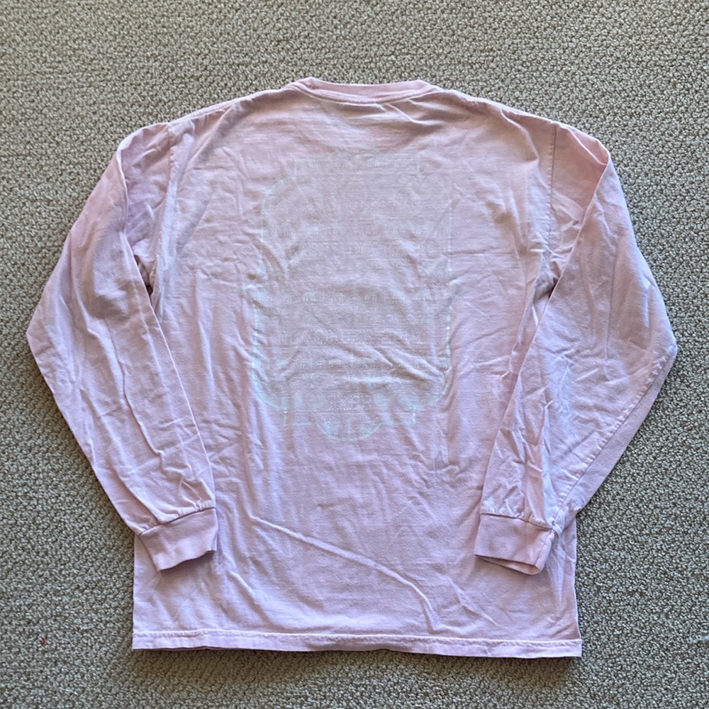Comfort Colors Sisters in Skates TXBB Pink Long Sleeve T-Shirt Unisex Sz Medium